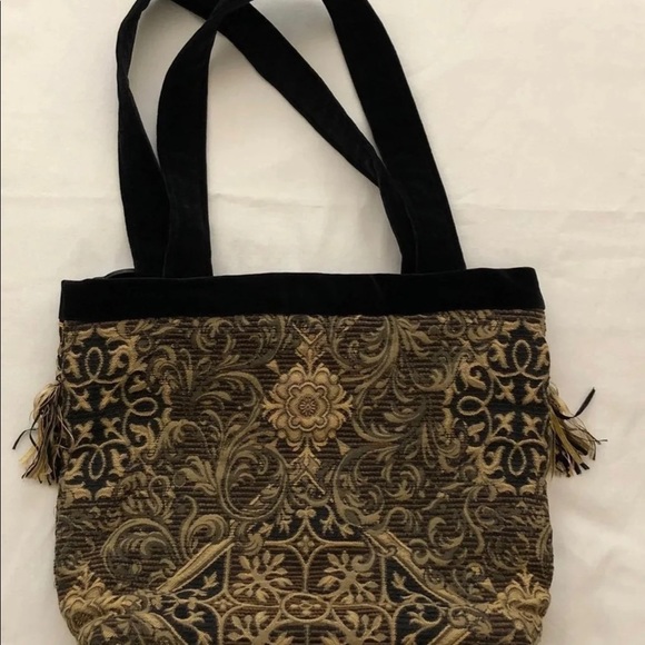 Brown, Tan and Black Tote by Salty Bags - Picture 1 of 7